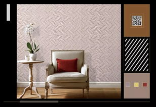 紅旗無縫墻布產品賞析 在經典的色彩中，提煉無限的未來次元墻
