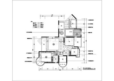 南方某高檔住宅室內(nèi)裝修cad施工設(shè)計圖